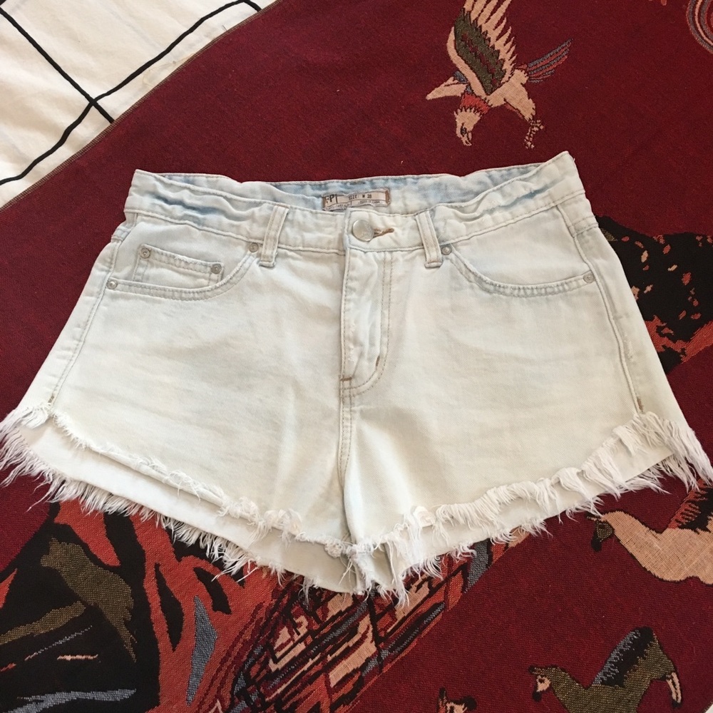Free People Washed Bermuda Short
